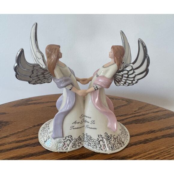 Bradford Exchange Musical "Sisters Are Gifts to Treasure Forever" - Picture 1 of 8